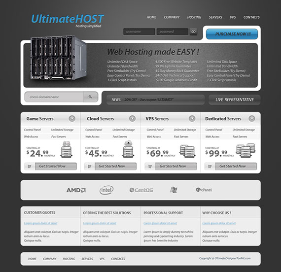 Hosting Layout