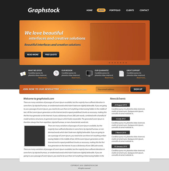 Design a web 2.0 wordpress theme