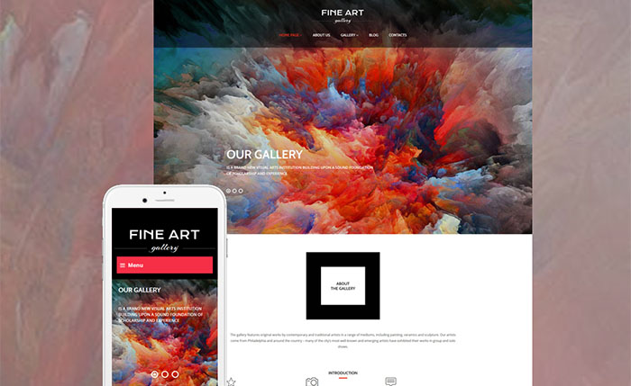 Art Gallery Responsive WordPress Theme