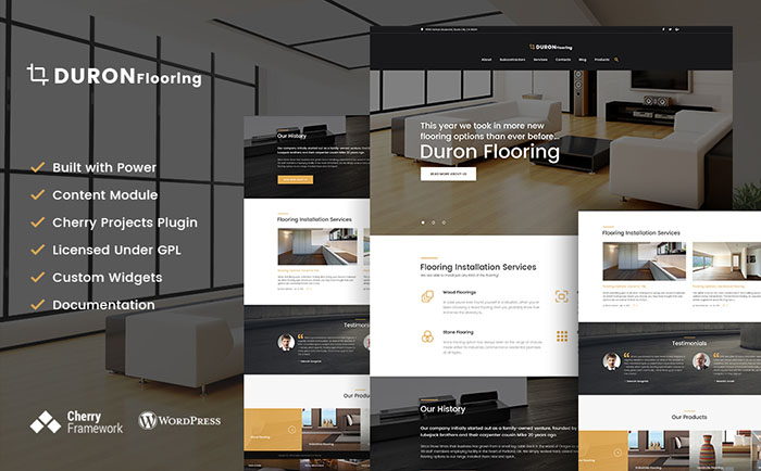 Flooring WordPress Theme 