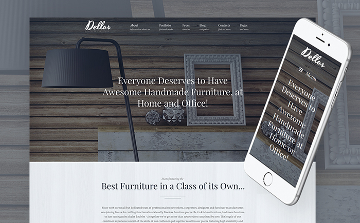 Furniture Store WordPress Theme 