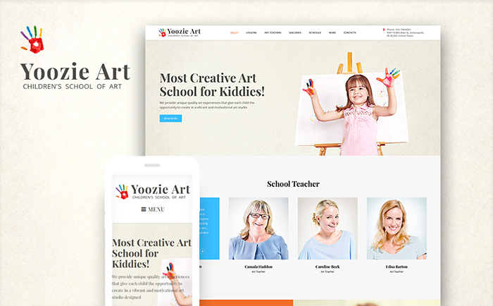 Kids School & Kindergarten WordPress Theme 