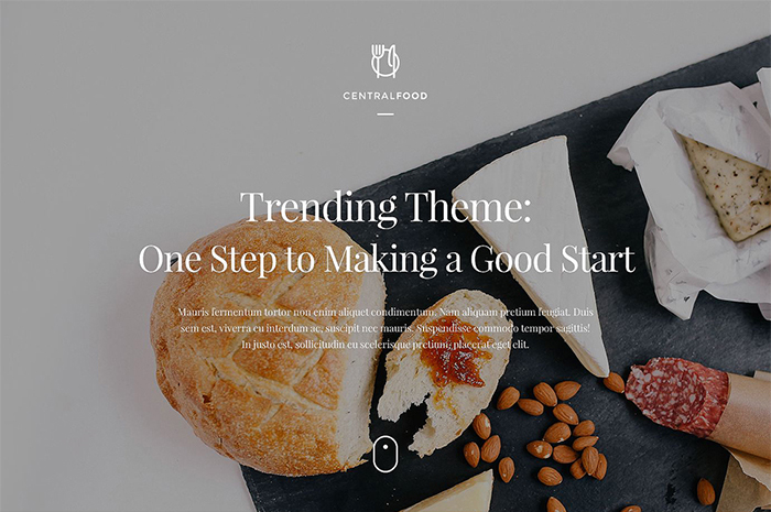 Cafe and Restaurant Responsive WordPress Theme