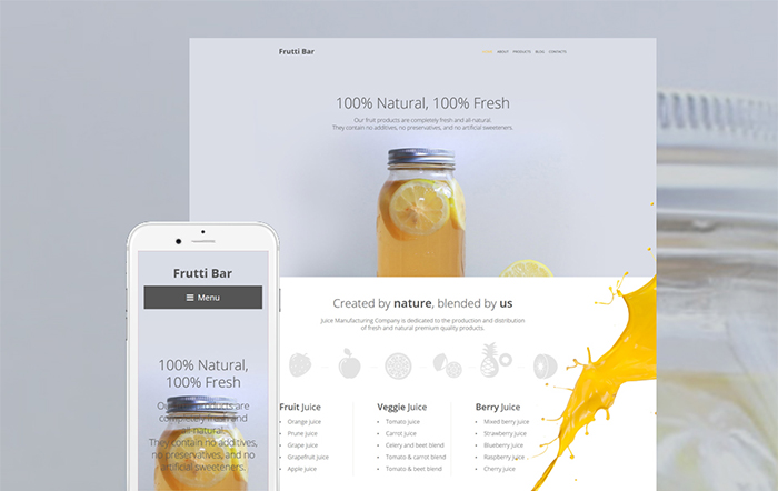 Fruit WordPress Theme 