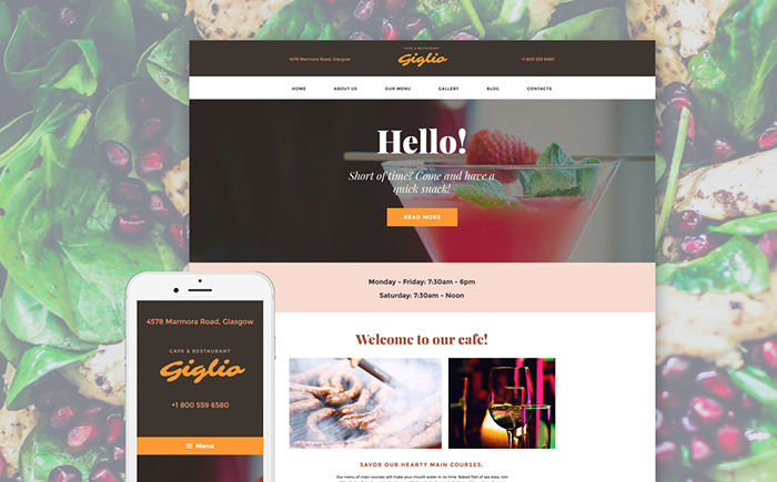 Cafe WP Theme 