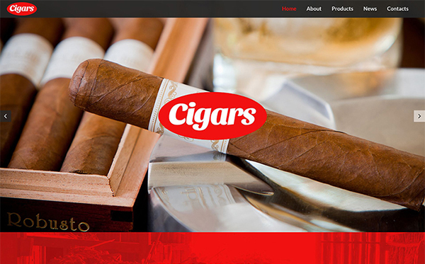 Tobacco WordPress Template 