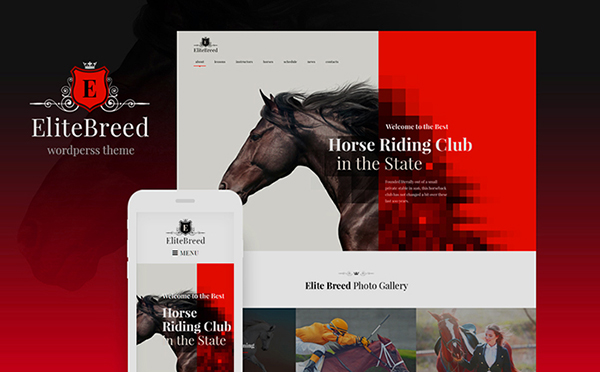 Horse Racing WordPress Theme 