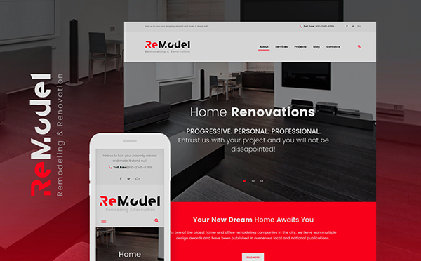 Remodeling WordPress Theme 