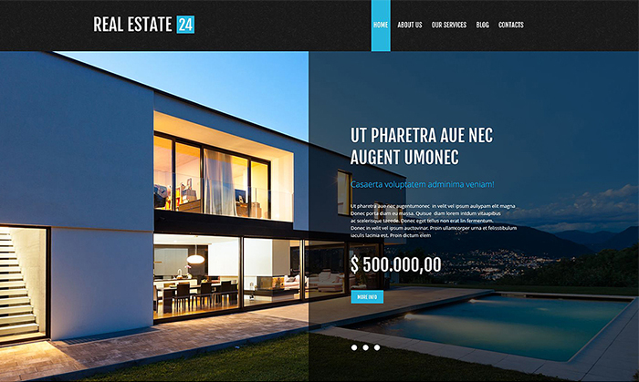 Realtor Company WordPress Theme