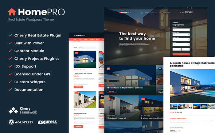 Real Estate Broker WordPress Theme